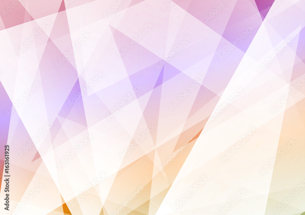 Wall mural modern hipster abstract triangular background. bright vivid geometrical colorful folder layout templ