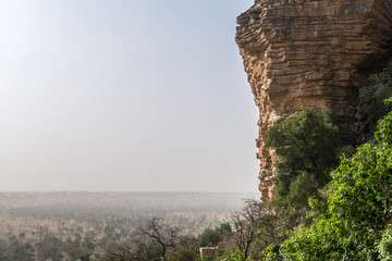 Vista from the Youga Plateau over the Gondo Plain, on the east side of Pays Dogon, Mali