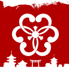 Japanese cultural ornaments. National ornaments of Japan