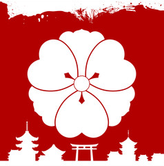 Japanese cultural ornaments. National ornaments of Japan