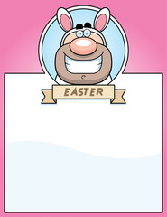 Cartoon Easter Bunny Man Graphic