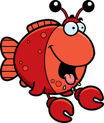 Hungry Cartoon Imitation Crab © corythoman