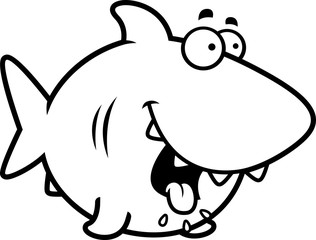 Hungry Cartoon Shark