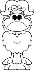 Sad Cartoon Ox
