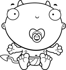 Cartoon Baby Devil Pacifier