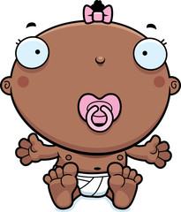 Cartoon Baby Girl Pacifier