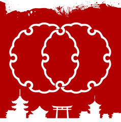 Japanese cultural ornaments. National ornaments of Japan