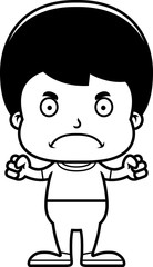 Cartoon Angry Boy