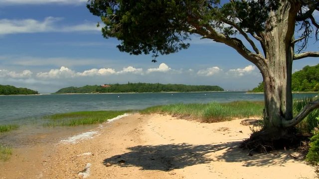 Exotic secluded beach getaway oasis at Bennets Neck Pocasset Bourne Cape Cod