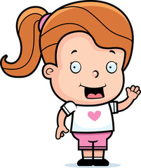 Girl Waving