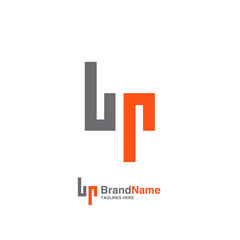 BP letter logo design vector illustration template, B letter logo vector, letter B and P logo vector, creative Letter BP letter logo