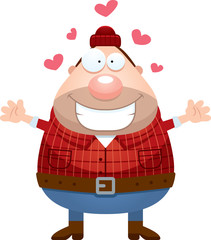 Cartoon Lumberjack Hug
