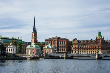 Fototapeta premium Blick auf die schwedische Hauptstadt Stockholm