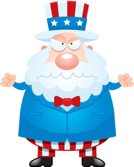 Angry Cartoon Uncle Sam