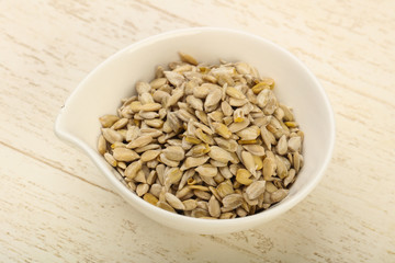 Peeled sunflower seeds