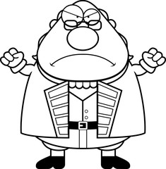 Angry Cartoon Ben Franklin