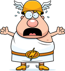 Scared Cartoon Hermes