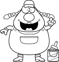 Cartoon Painter Idea