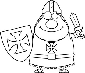 Happy Cartoon Templar