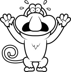 Cartoon Proboscis Panicking