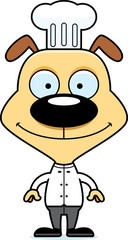 Cartoon Smiling Chef Puppy