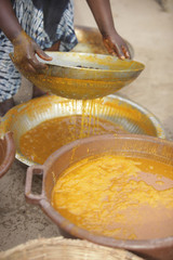 Everyday life in Africa - palm oil production
