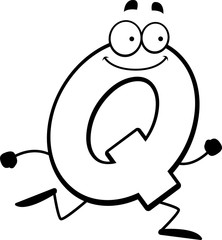 Cartoon Q Running