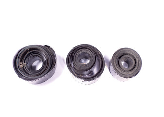 35mm film strip  on white background