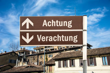 Obraz premium Schild 230 - Achtung