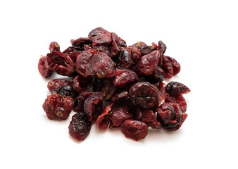 trocken getrocknet cranberries cranberry Moosbeeren isoliert freigestellt auf weißen Hintergrund, Freisteller
