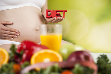 Nutrition and diet during pregnancy, fruits and vegetables