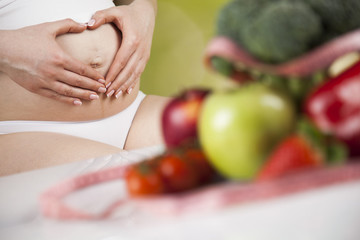 Nutrition and diet during pregnancy, fruits and vegetables
