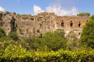 Fototapeta na wymiar Pompeii ruins, UNESCO World Heritage Site, Campania region, Italy