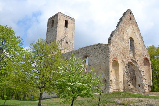 Ruins of St. Catherine&rsquo;s Church near Dechtice, Slovakia