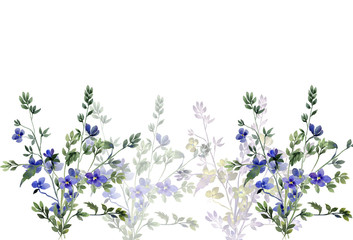 Blue small spring flowers,image pattern 