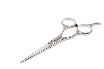 Obraz premium Professional hairdressing scissors isolated on white background