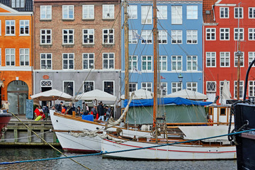 Fototapeta na wymiar Nyhavn -Copenhagen, Denmark