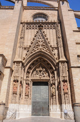 Puerta del Nacimiento, Catedral de Sevilla, Espa&ntilde;a