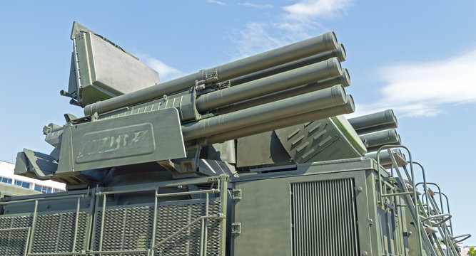  Pantsir-S1 missile and anti-aircraft weapon system