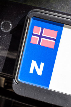 country identifier of car registration plate: Norway