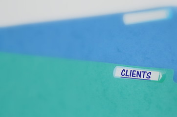 dossier client,concept business