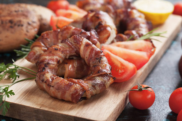 Bacon onion rings