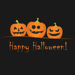 happy halloween greeting card