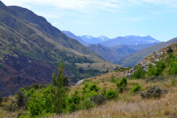 Fototapeta premium landscape and mountain view in New Zealand