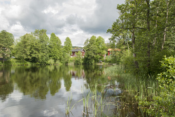 Landscape by Swedish river