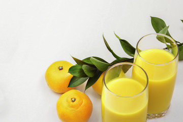 Lemon juice and two lemons