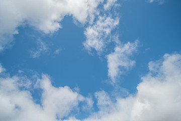 Blue sky with cloud