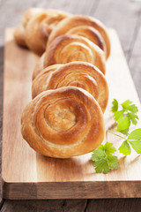 Phyllo pastry cheese pies