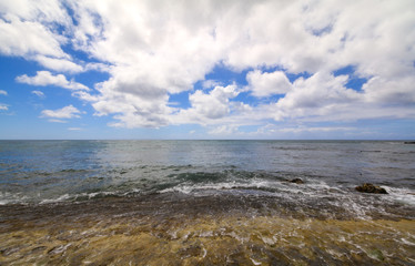 beautiful beach on Oahu North Shore Hawaii (Turtle beach)