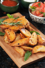 Spicy roasted potato